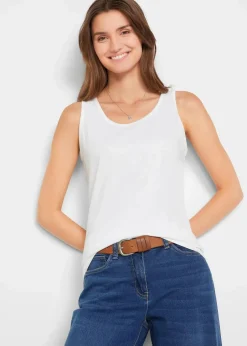 Long-Top aus reiner Baumwolle (5er Pack)