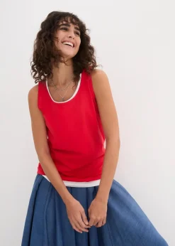 Long-Top aus reiner Baumwolle (5er Pack)