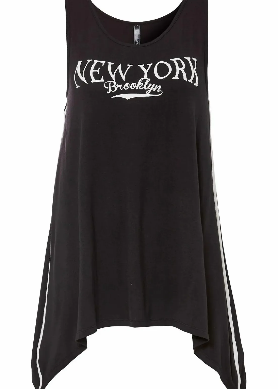 Long-Top aus softer Viskose