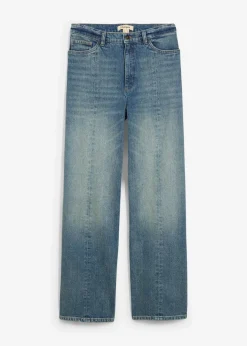 Loose Straight-Jeans High Waist, Low Stretch