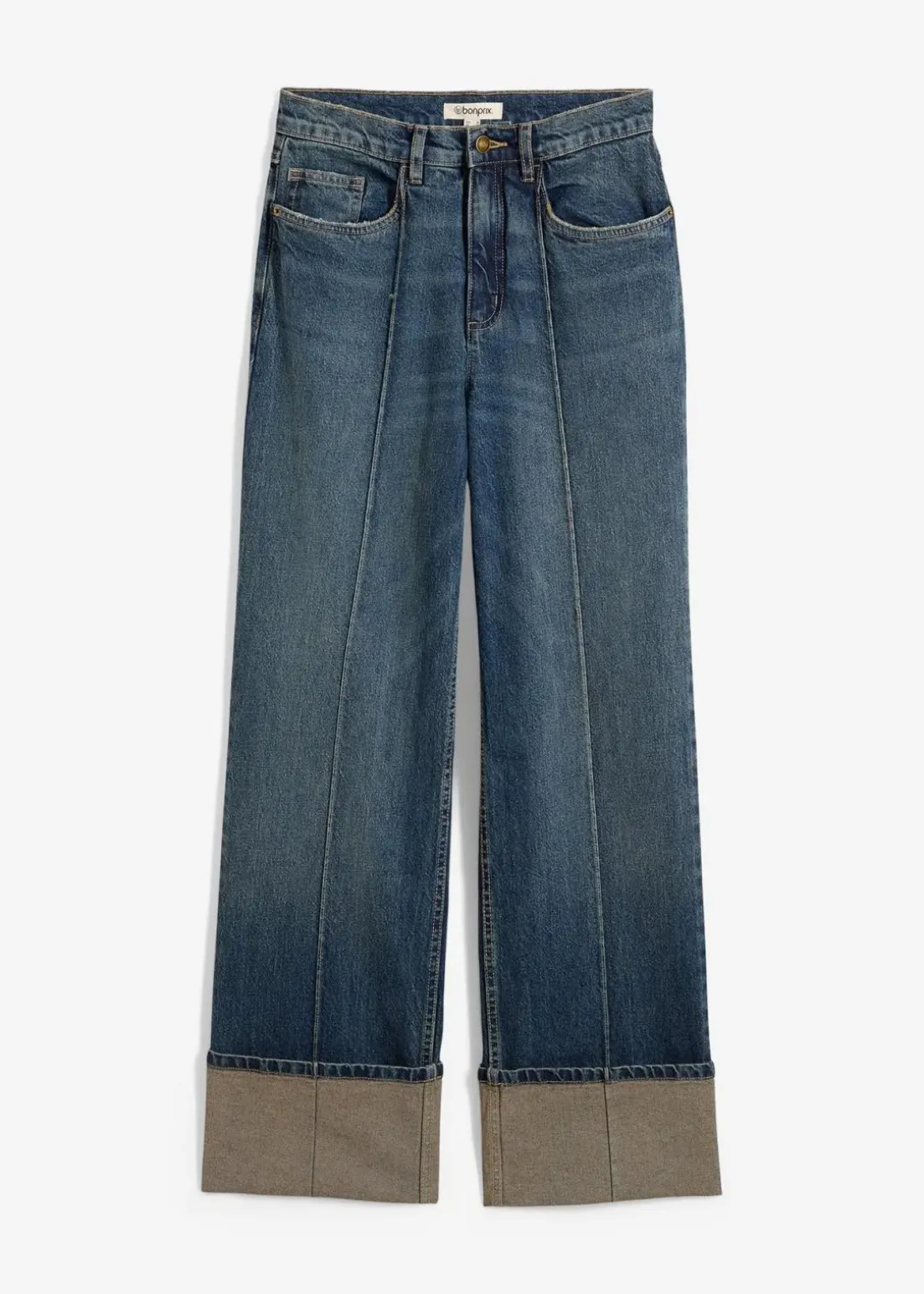 Loose Straight-Jeans High Waist