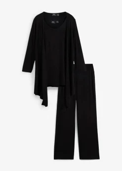 Loungewear Hausanzug (3-tlg.Set) mit Viskose