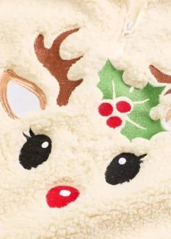 Loungewear Teddy Hausanzug mit Fleecehose