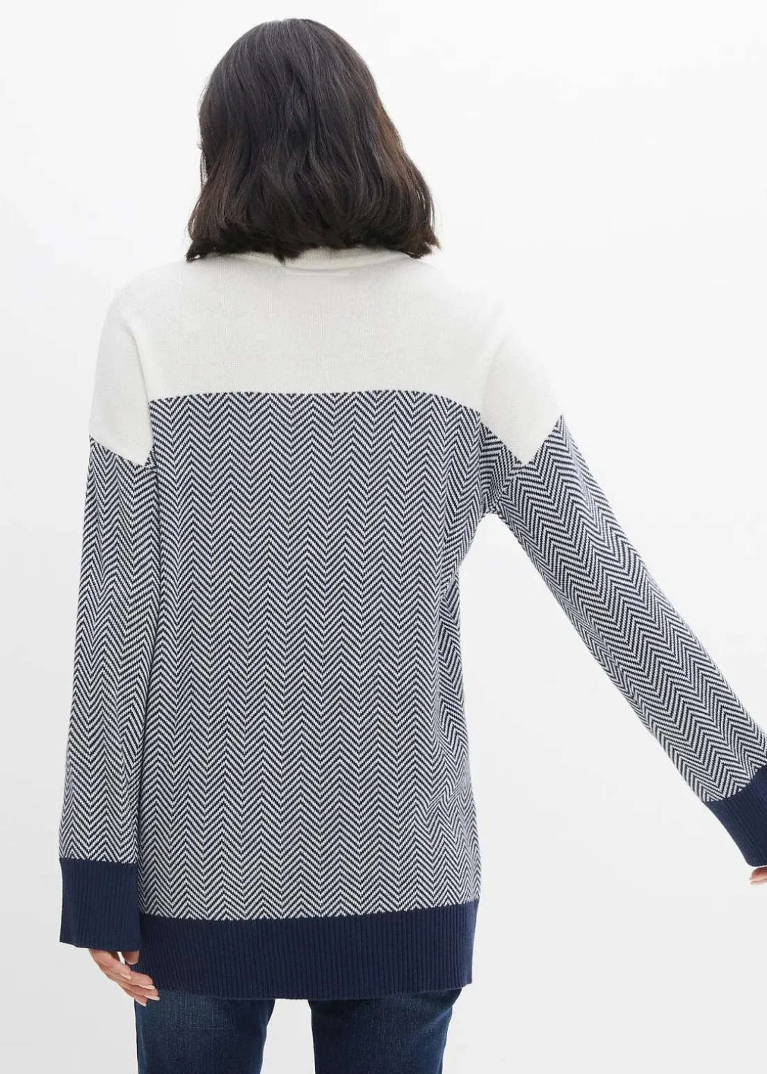 Lässiger Longpullover