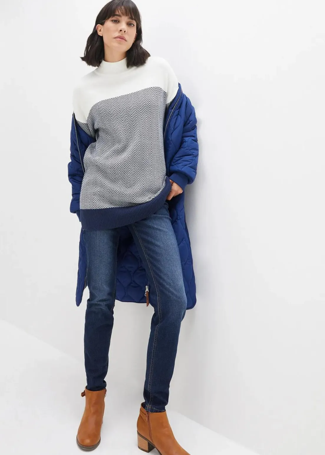 Lässiger Longpullover