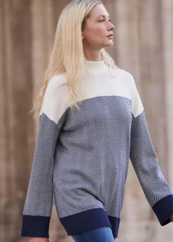 Lässiger Longpullover