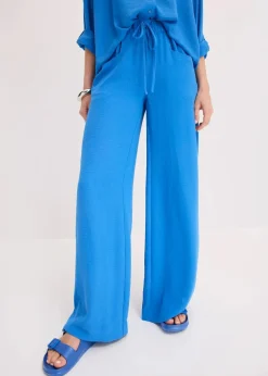 Marlenehose aus leichtem Crêpe