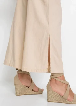 Marlenehose aus Leinen