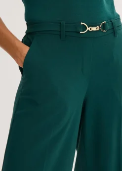 Marlenehose mit Ziergürtel