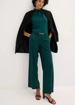 Marlenehose mit Ziergürtel