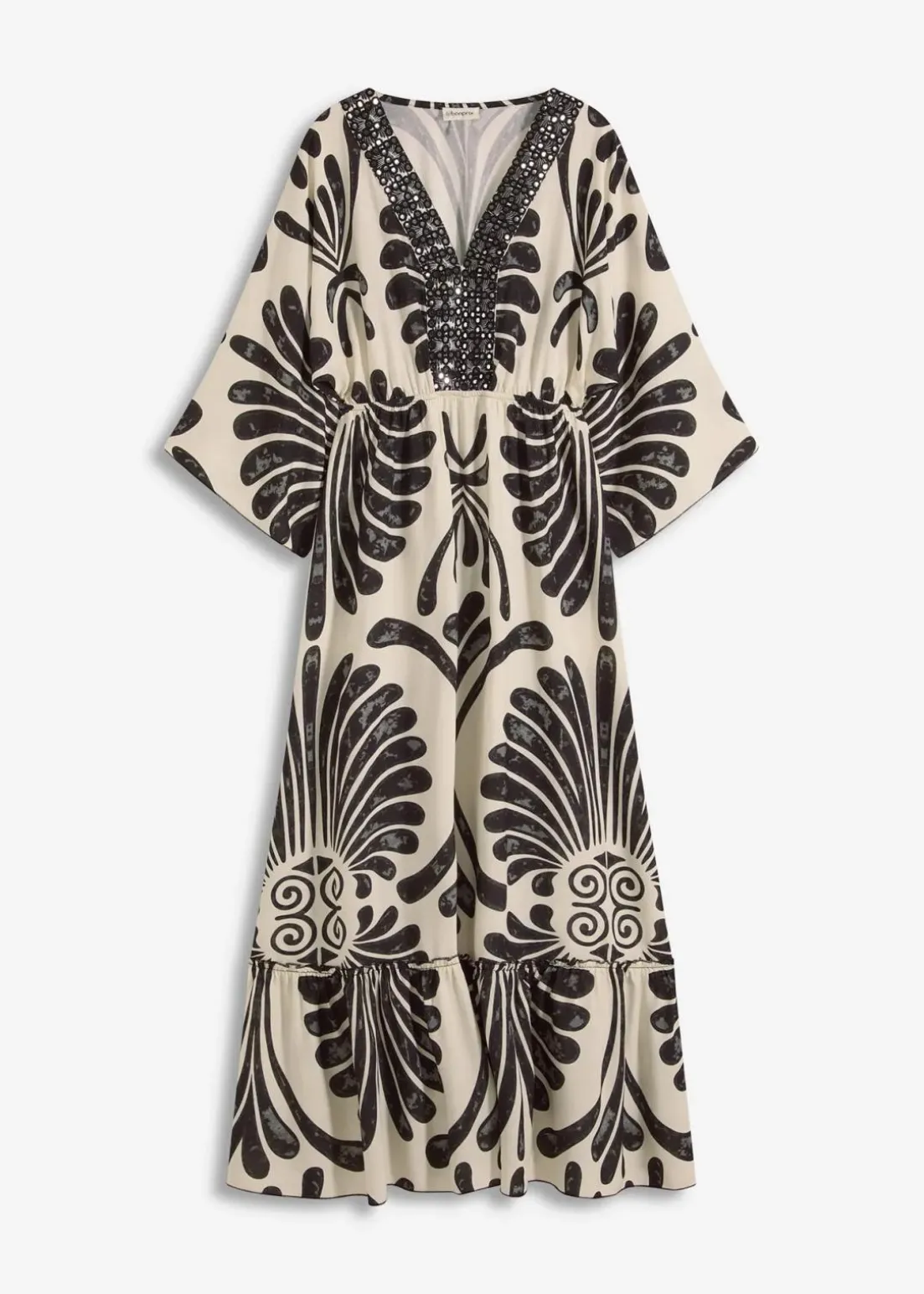 Maxikleid aus fließender Viskose