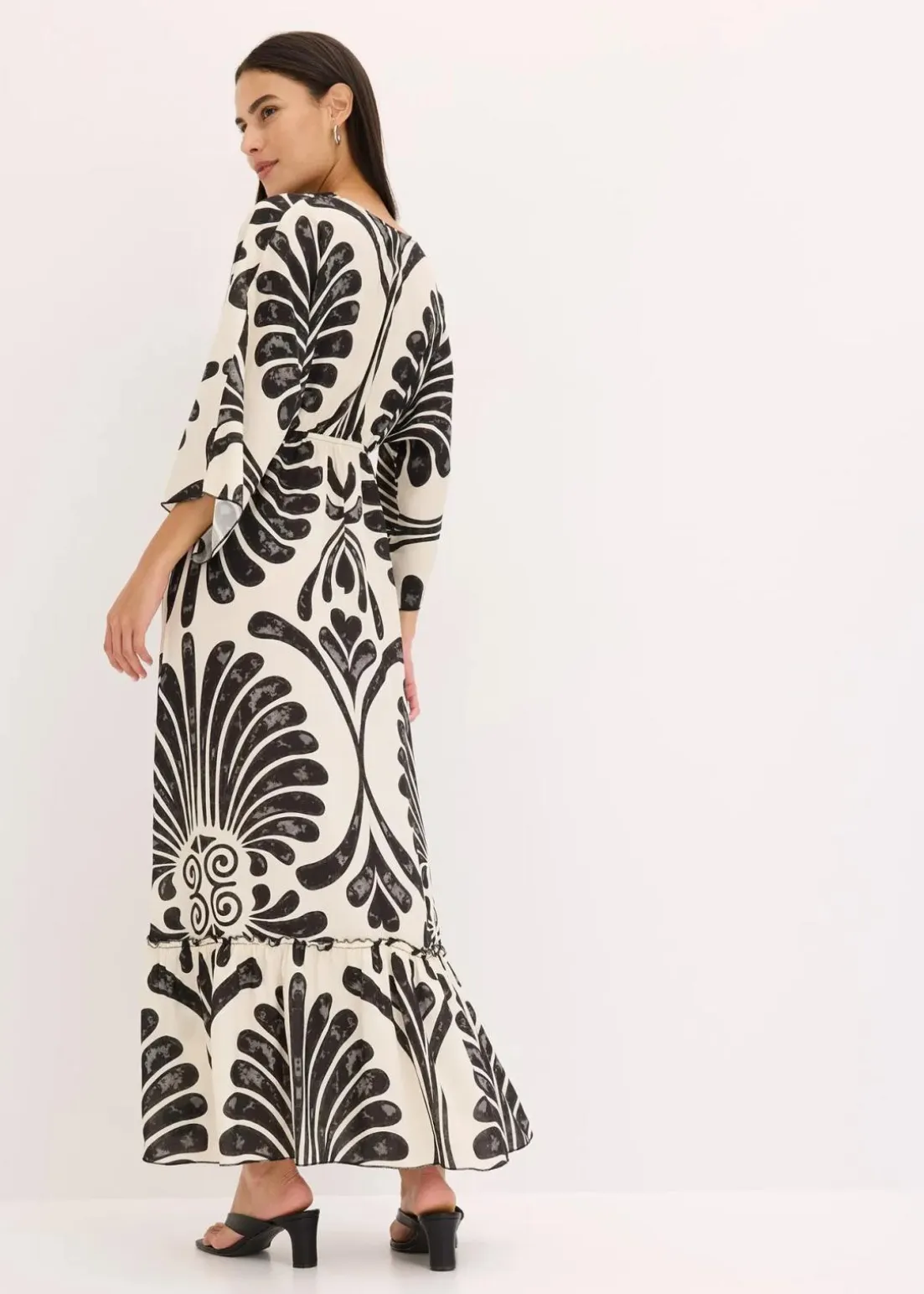 Maxikleid aus fließender Viskose