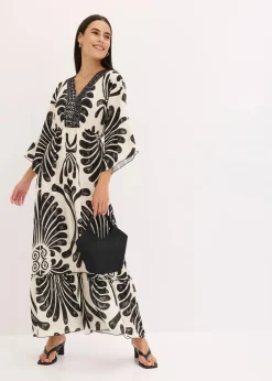 Maxikleid aus fließender Viskose