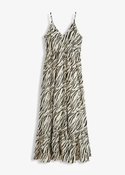 Maxikleid mit Leo-Druck