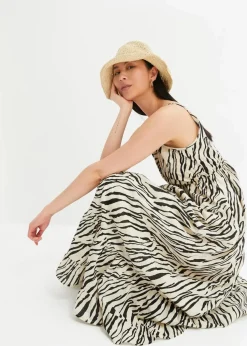 Maxikleid mit Leo-Druck