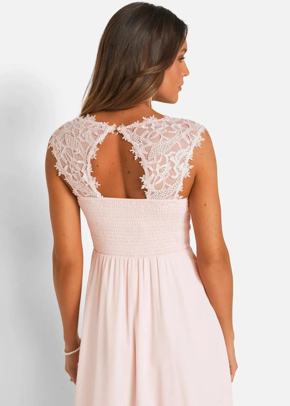 Maxikleid mit Spitze