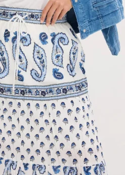 Maxirock aus reiner Baumwolle