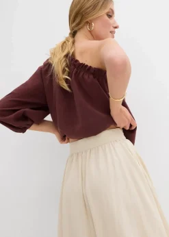 Maxirock aus fließendem Lyocell-Mix