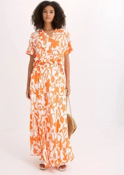 Maxirock aus fließender Viskose