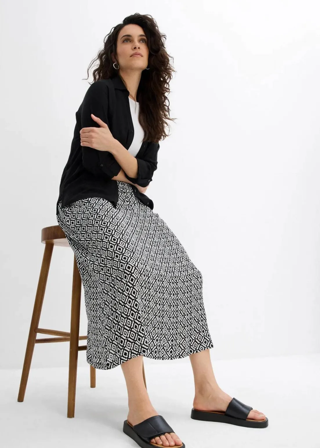 Maxirock aus Viskosecrincle