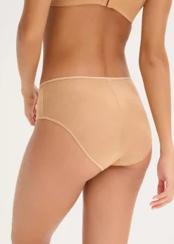 Maxislip mit schimmerndem Material