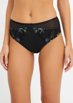 Maxislip mit Stickerei