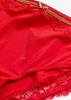 Maxislip mit zarter Spitze