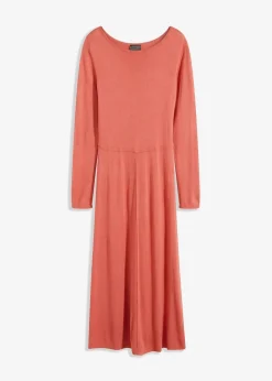 Maxi-Strickkleid aus Viskose-Mix