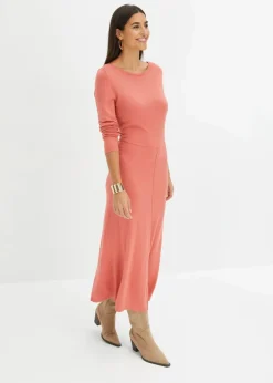 Maxi-Strickkleid aus Viskose-Mix