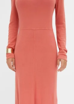 Maxi-Strickkleid aus Viskose-Mix