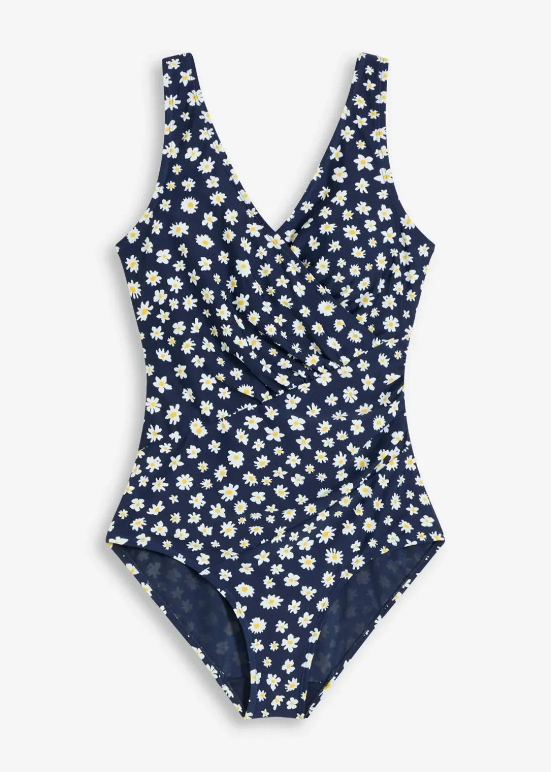 Medium Shape-Badeanzug in Wickel-Optik