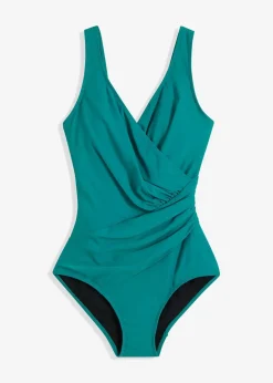 Medium Shape-Badeanzug in Wickeloptik