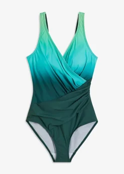 Medium Shape-Badeanzug in Wickeloptik