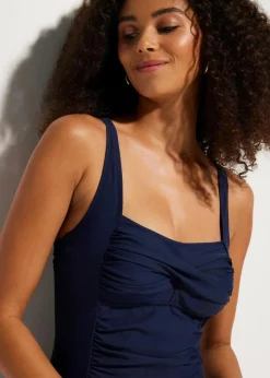 Medium Shape-Badeanzug mit Wickeloptik