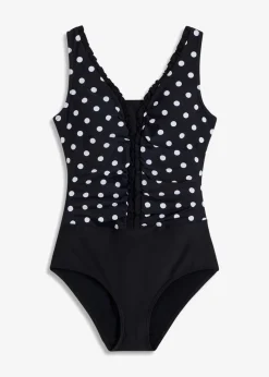 Medium Shape-Badeanzug mit Raffung