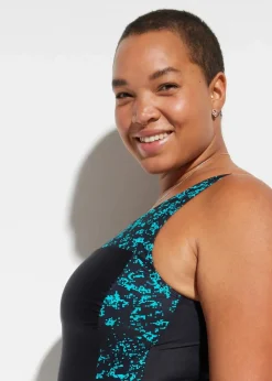 Medium Shape-Badeanzug mit eckigem Ausschnitt