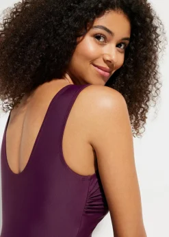 Medium Shape-Badeanzug mit V-Ausschnitt