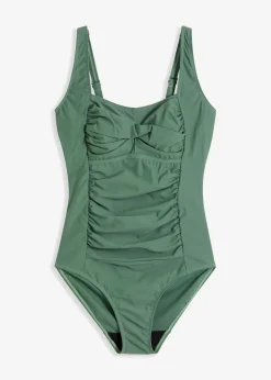 Medium Shape-Badeanzug mit Wickeloptik