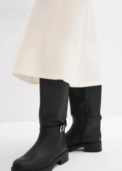 Midi Strickrock aus softem Viskose-Mix