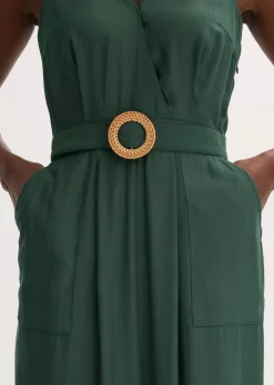 Midikleid aus fließendem Viskose-Mix