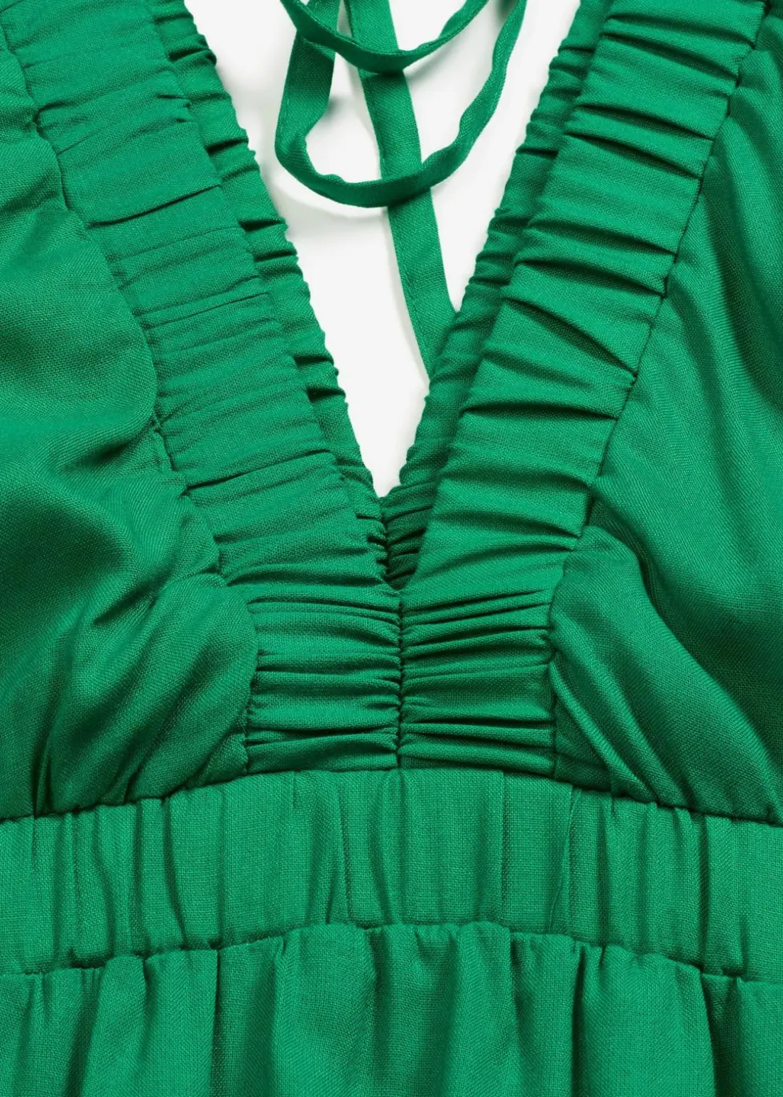 Midikleid aus fließender Viskose