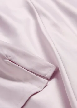 Midikleid aus glänzendem Satin