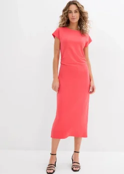 Midikleid aus softem Viskose-Mix