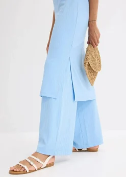 Midikleid aus weicher Rippe