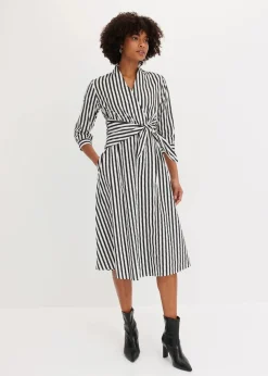 Midikleid mit Bindeband