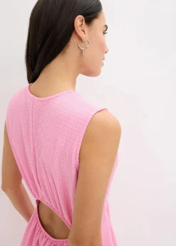 Midikleid mit Rückenausschnitt