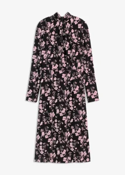 Midikleid mit Stehkragen