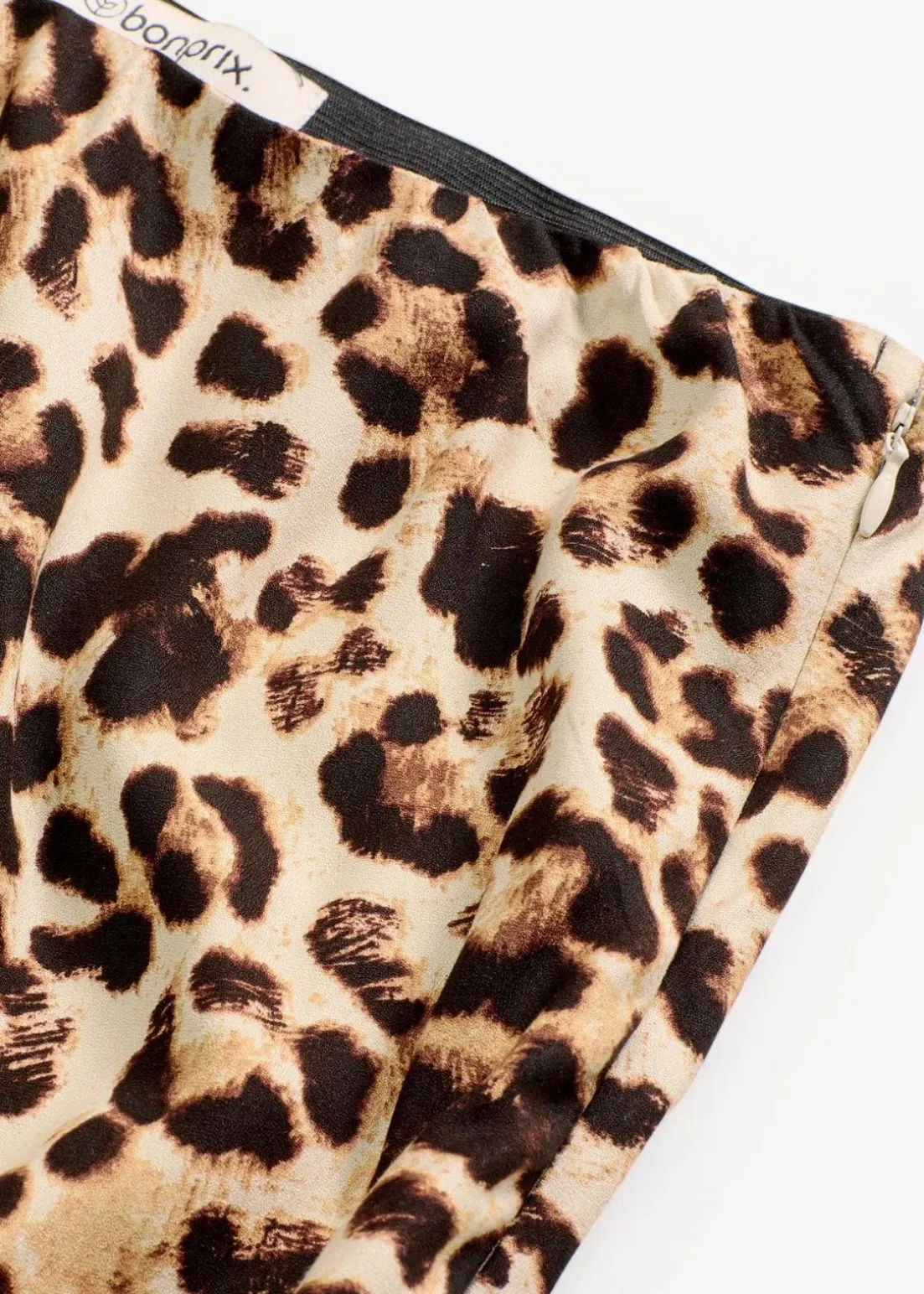 Midirock aus fließender Viskose