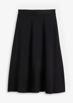 Midirock aus Viskose-Mix