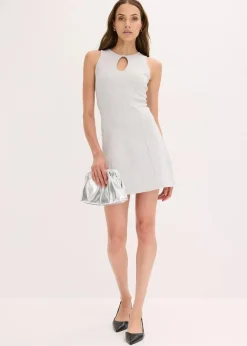 Minikleid mit Schmuck-Knopf